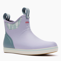 XTRATUF Women's 6in Lavender Gray/Halibut Print Ankle Deck Boots (XWAB503)