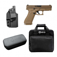 GLOCK G19X 9mm 4.02in 17rd Semi-Automatic Pistol w/GRITR IWB RH Holster, Cleaning Kit, Soft Case