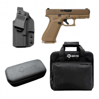 GLOCK G19X 9mm 4.02in 17rd Semi-Automatic Pistol w/GRITR IWB LH Holster, Cleaning Kit, Soft Case