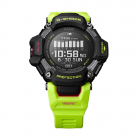 CASIO G-Shock Move Quartz Solar Assisted Yellow Running Watch with GPS and Heart Rate (GBDH2000-1A9)