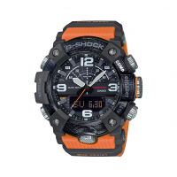 CASIO G-Shock Tactical Mudmaster Analog-Digital Black Watch with Orange Strap (GGB100-1A9)