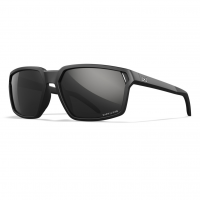 WILEY X EYEWEAR Sierra Sunglasses with Matte Black Frame and Captivate Polarized Black Mirror Lens (AC6SRA05)