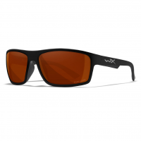 WILEY X EYEWEAR Peak Sunglasses with Matte Black Frame and Captivate Polarized Copper Lens (ACPEA02)