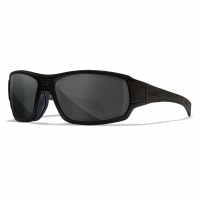 WILEY X EYEWEAR Breach Sunglasses with Matte Black Frame and Smoke Grey Lens (CCBRH01)