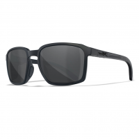 WILEY X EYEWEAR Alfa Sunglasses with Matte Black Frame and Smoke Grey Lens (AC6ALF02)