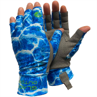 GLACIER GLOVE Ascension Bay Blue Camo Sun Glove (007BC)