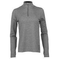 HOT CHILLYS Women's Micro-Elite Chamois Granite Zip-T Shirt (HC9730-532)