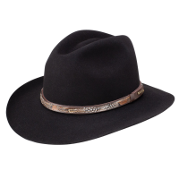 STETSON Unisex Jackson Black Outdoor Hat (OWJKSN-217107)
