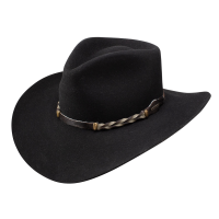 STETSON Unisex Drifter 4X Black Cowboy Hat (SBDFTR-163407)
