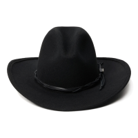 STETSON Unisex Gus Black Crushable Outdoor Hat (OWGUSC-503407)