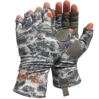 GLACIER GLOVE Islamorada Gray Camo Sun Gloves (079ST)