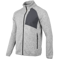 BERETTA Men's Abisko Light Grey Melange Full Zip Fleece Pullover (P3631T231309P9)