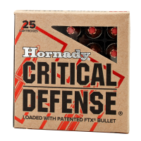 HORNADY Critical Defence 5.7x28mm 40 Gr Ftx Cd 25rd Box Handgun Ammo (90000)