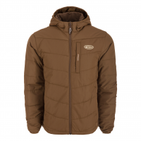 DRAKE MST Synthetic Down Hooded Brown Jacket (DW4060-BRN)