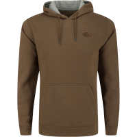 DRAKE Men's The Three End Chocolate Chip Solid Hoodie (DS2295-CHC)