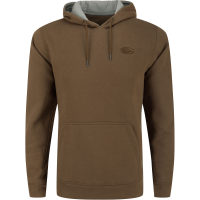 DRAKE Men's The Three End Chocolate Chip Solid Hoodie (DS2295-CHC)