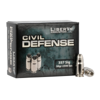 LIBERTY AMMUNITION Civil Defense .357 Sig 20 Rounds 50gr Ammo (LA-CD-357-Sig-053)