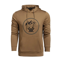 VORTEX Men's Three Peaks Performance Dull Gold Hoodie (221-31-DLG)