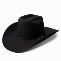 RESISTOL 3X 9th Round Black Cowboy Hat (RW9TRD-CJ4207)