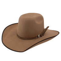 RESISTOL 3X Rockland B - Tuff Hedeman Pecan  Cowboy Hat (RWRKLDB9042P5)