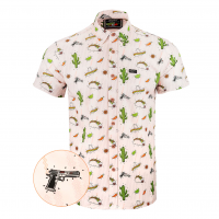 RETRO RIFLE Taco Tuesday Button Down Shirt, XXX-Large (TACOTUESDAY-XXXL)