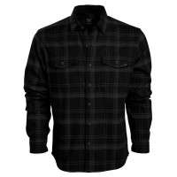 VORTEX Men's Timber Rush Flannel Black LS Shirt (220-14-BLK)