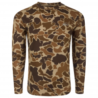 DRAKE Men's EST Camo Performance Crew Long Sleeve (DW1505)