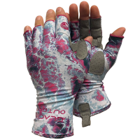 GLACIER GLOVE Islamorada Pink Camo Sun Glove (079PK)