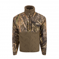 DRAKE LST Guardian Flex Double Down Eqwader Quarter Zip Mossy Oak Shadow Grass Habitat Jacket (DW7354-022)