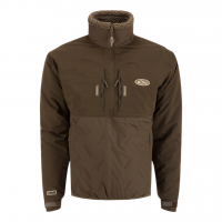 DRAKE LST Guardian Flex Double Down Eqwader Quarter Zip Green Timber Jacket (DW7354-GTB)