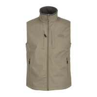 DRAKE Men's Windproof Softshell Timber Wolf Khaki Vest (DS7522-TWK)