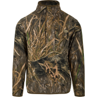 DRAKE Men's MST Camo Camp Habitat Fleece 1/4 Placket Pullover (DW1180-022)