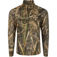 DRAKE EST Microlite Quarter Zip Mossy Oak Shadow Grass Habitat Pullover (DW1620-022)