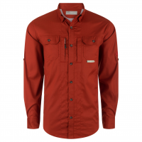 DRAKE Men's Wingshooters Trey Dobby Button-Down LS Shirt (DS2606)