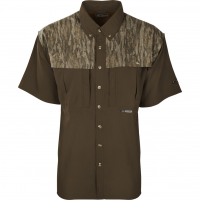 DRAKE Men's EST Two-Tone Camo Flyweight Wingshooter's Two-Tone SS Shirt (DW7006-T)