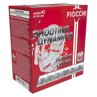 FIOCCHI Shooting Dynamics 12ga 2.75in #7.5 25-Box Shotgun Ammo (12SD18X7)