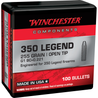 WINCHESTER AMMO 350 Legend 255gr Open Tip 100/10 Bullets (WB350L255X)