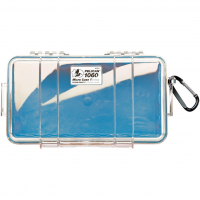 PELICAN 1060 Clear/Blue Micro Case (1060-026-100)