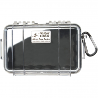 PELICAN 1050 Clear/Black Micro Case (1050-025-100)