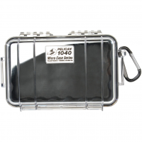 PELICAN 1040 Clear/Black Micro Case (1040-025-100)