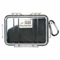 PELICAN 1020 Black/Clear Micro Case (1020-025-100)