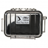 PELICAN 1010 Black/Clear Micro Case (1010-025-100)