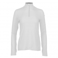 HOT CHILLYS Women's Micro-Elite Chamois White Zip-T Top (HC9730-823)