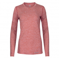 HOT CHILLYS Women's Clima-Tek Redwood Heather Crewneck Top (HC5608-706)