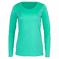 HOT CHILLYS Women's Peach Skins Solid Lagoon Crew Top (HC3050-607)