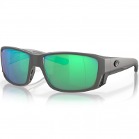 COSTA DEL MAR Men's Tuna Alley Pro Gray/Blue Mirror 580g Polarized Sunglasses (06S9105-91050760)