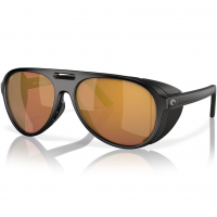 COSTA DEL MAR Men's Grand Catalina Matte Black/Gold Mirror 580g Polarized Sunglasses (06S9117-91170559)