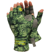 GLACIER GLOVE Islamorada Gator Green Sun Gloves (079AG)