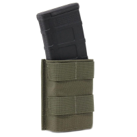 ESSTAC Single 5.56 Ranger Green Midlength KYWI Pouch w/ Webbing (556.S.M-2xFLM-RG)