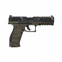 WALTHER PDP Full Size 9mm 5in Two-Tone Green Frame Optic Ready Semi-Auto Pistol (2858398)